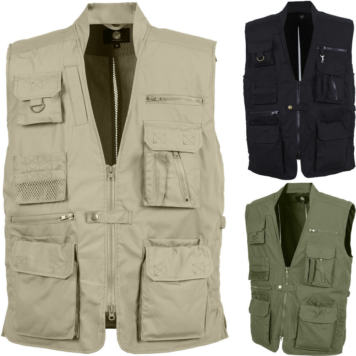 Tactical Concealed Carry Vest Cargo Travel Outdoor Plainclothes CCW ...