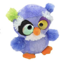 Wild & Wild Republic Wonky Owl Colorful Plush Sweet - $16.63