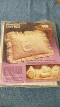 Vtg Embroidery Pillow Kit Romantic Love Bird by Yours Truly 16&quot; x 20&quot; Ne... - $8.55