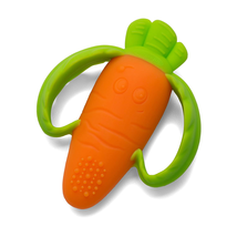 Lil' Nibbles Textured Silicone Teether - Exploration and Teething Relief with Ea