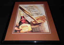 1995 Kahlua Royale Cream Liqueur 11x14 Framed ORIGINAL Vintage Advertisement