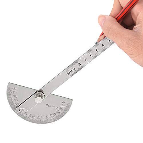 Angle Finder Protractor 0-180 Degrees Swing Arm Protractor Stainless ...