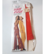 Knee Length Comfort Top Wide Band  Foot 9-11 1970&#39;s stocking pantyhose Red - $8.90