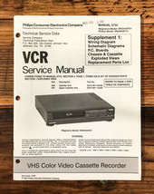 NAP Philips VR2042 VR6485 VCR Service Manual *Original* - $19.25