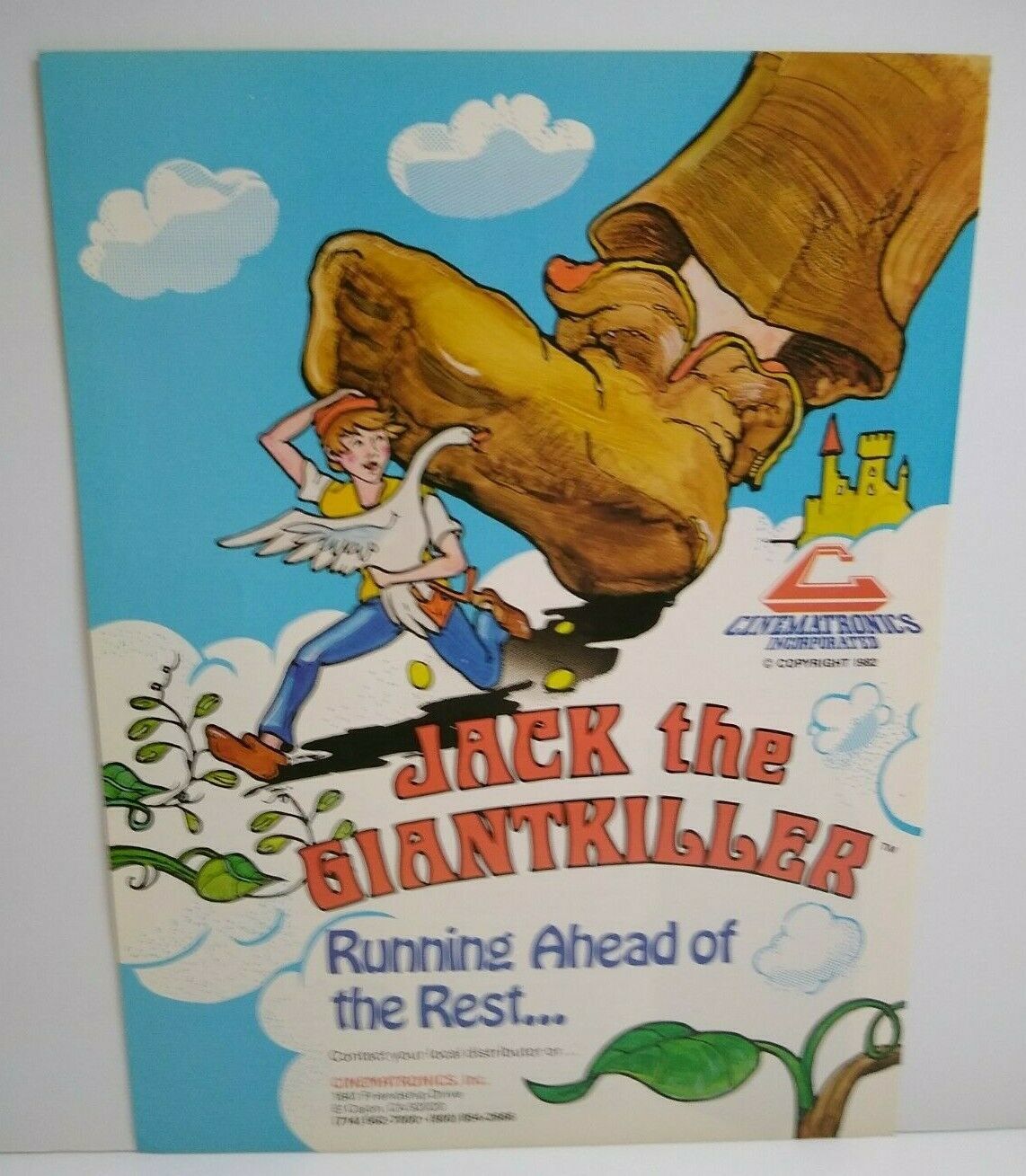 Victory + Jack The Giant Killer Original Vintage Video Arcade Game