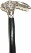 Nautical Rabbit Head Steampunk Walking Stick Victorian Handmade Cane Wooden Walk