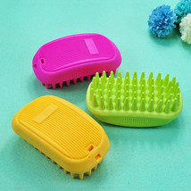 Pet Bath Brush Rubber Comb Hair Removal Brush Pet Dog Cat Grooming Cleaning - $17.99