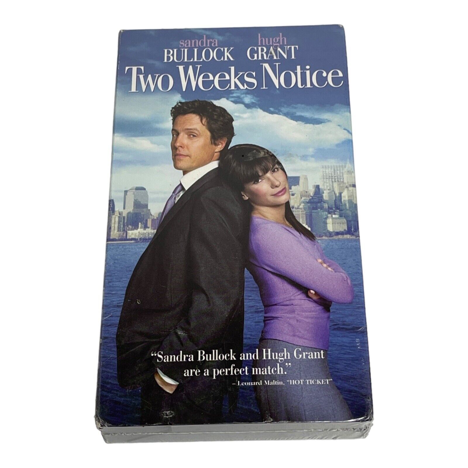 Two Weeks Notice (vhs, 2003) Vintage Video Tape Sealed Sandra Bullock 