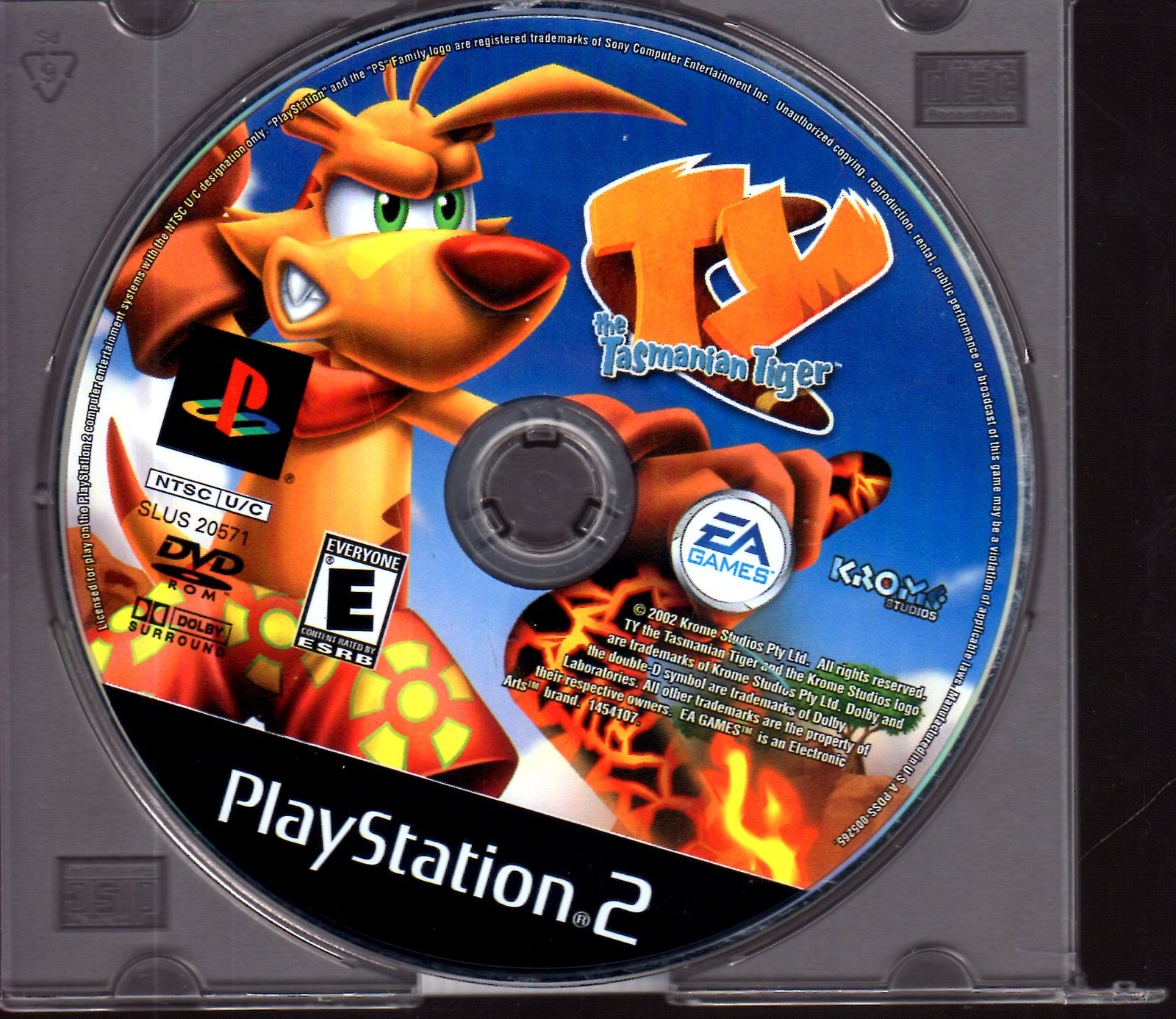 playstation 2 ty tasmanian tiger