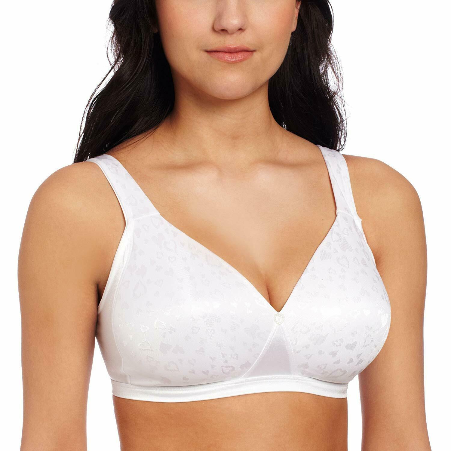 Playtex WHITE Cross Your Heart Lightly Lined Soft Cup Bra US C UK C Bras Bra Sets