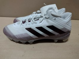 Adidas Freak 21 Carbon Men&#39;s Football Cleats EH3448 - Size 9 White/Maroon - $52.25