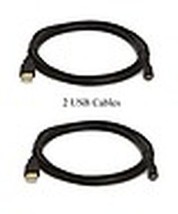 2 USB Cables for Kodak CD1013 MD41 MD81 MD853 MD863 M1063 MD1063 MX1063 M1073 is - $10.71