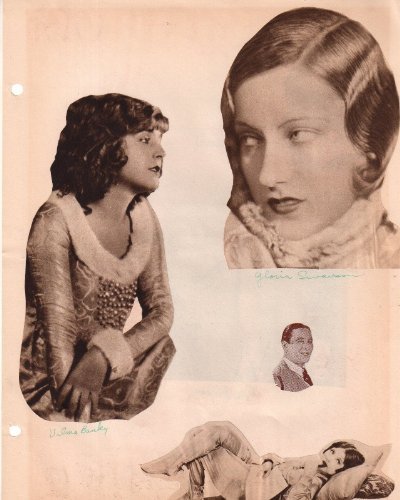 Primary image for Gloria Swanson Clipping Magazine photo orig 1pg 8x10 M3724