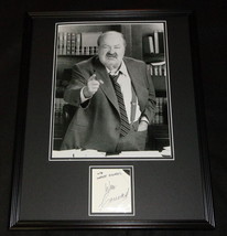 William Conrad Signed Framed 16x20 Photo Display JSA Jake & The Fatman Cannon