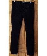 Ann Taylor Petite Black Velvet Pants Women&#39;s Size 2P 5 Pockets  - $19.80