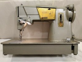 Vintage Singer 328K Heavy Duty Sewing Machine Style-O-Matic W/  Foot Pedal - $224.95