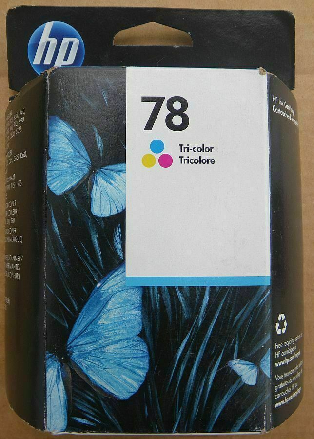 Hewlett Packard Printer Hp Tri Color Ink Jet Cartridge C Dn No Box New Ink Ink Cartridges