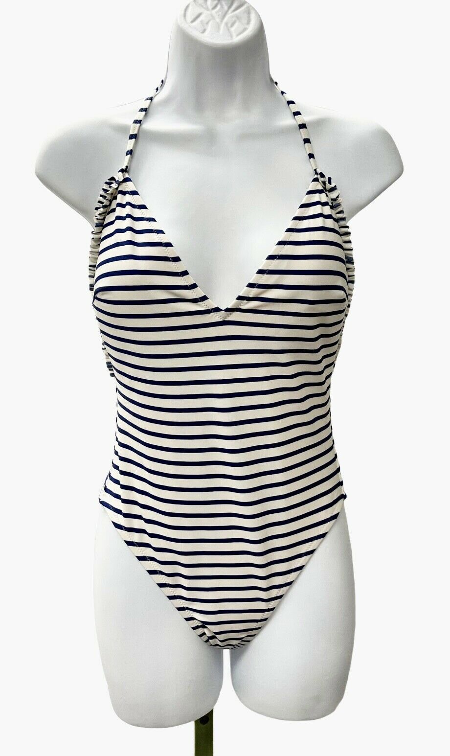 J Crew Ruffled Halter One Piece Swimsuit And 50 Similar Items