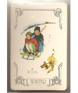 Collectible Playing Cards Norman Rockwell &quot;Winter&quot; Unopened Made in U.S.A. - $19.75