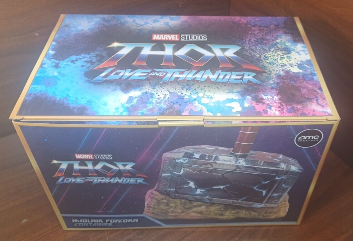 Thor Love And Thunder MJOLNIR AMC Theatres Popcorn BucketNEWFree Box Shipping Other
