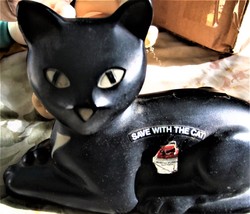 Union Carbide Eveready Black Cat Save with the Cat Plastic Bank - 1981 - $25.00