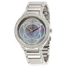 Michael Kors MK3480 Kerry Ladies Silver Mother Of Pearl Dial Watch + Gift Bag - $154.56