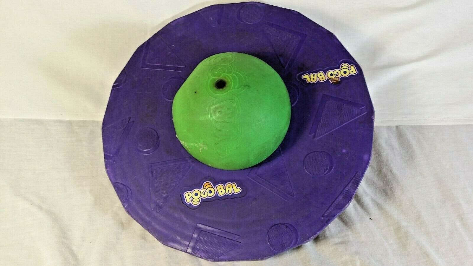 ORIGINAL Hasbro Vintage 1986 Pogo Bal Ball Pogoball Purple and Neon