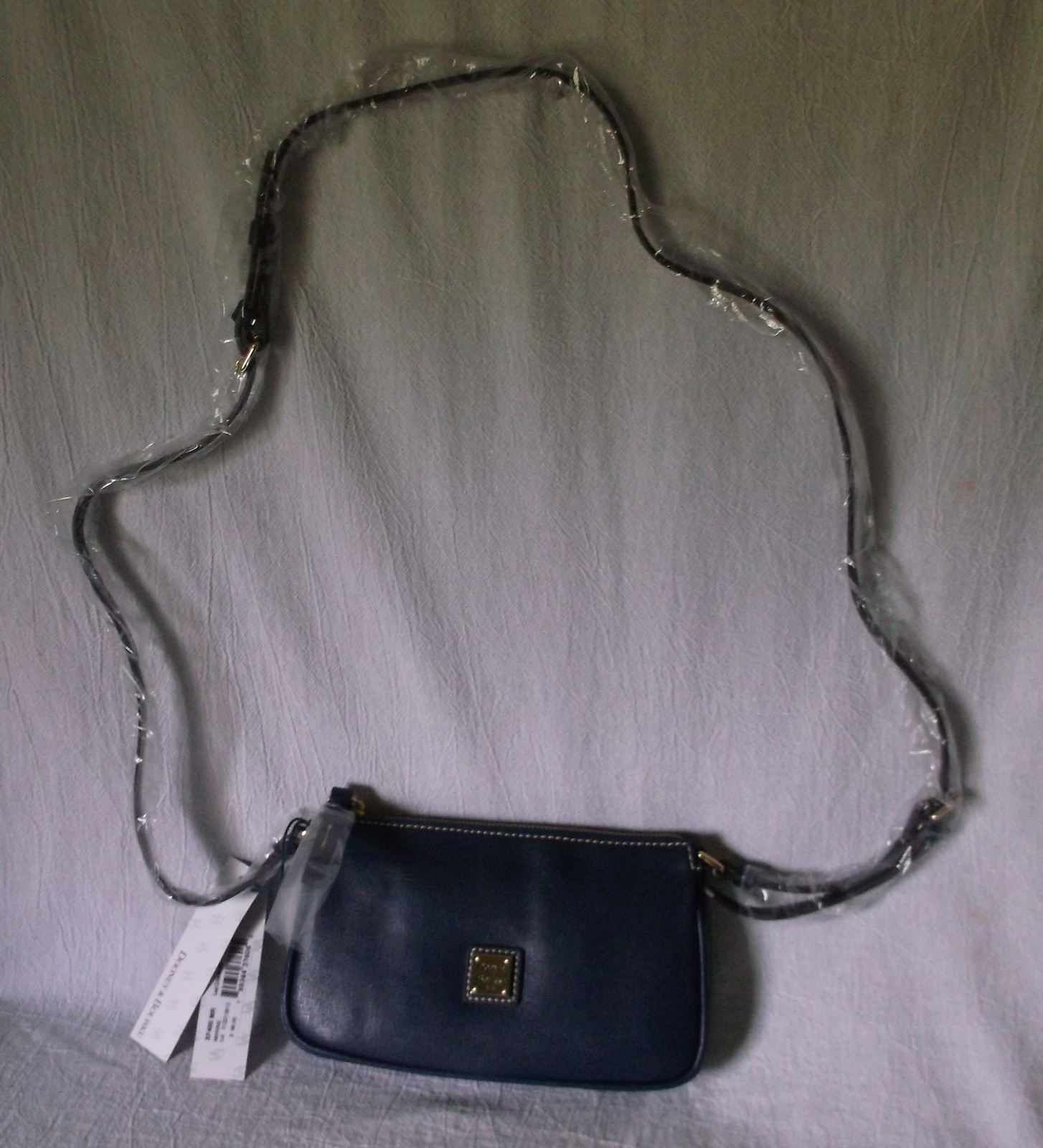 NWT Dooney & Bourke Purse Lexi Crossbody MARINE BLUE Saffiano Leather ...