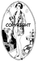Naughty French Lady Angelique New Mounted Rubber Stamp - $8.50