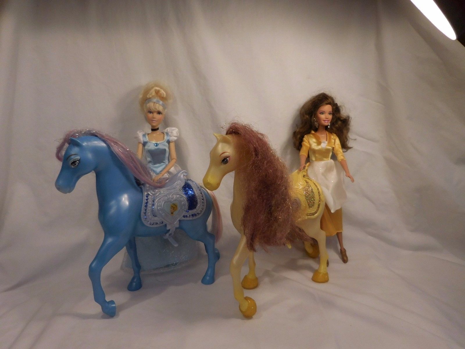 life size rapunzel doll and horse