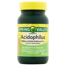 Spring Valley Acidophilus Probiotic Caplets, 5 mg, 30 Count..+ - $15.99