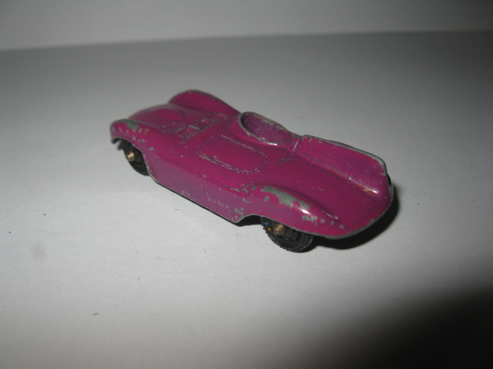 1950's Tootsie Toy Purple Jaguar race car - Vintage Manufacture