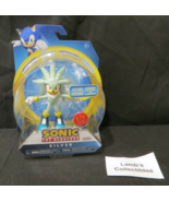Sonic The Hedgehog Action Figure Silver 4.5&quot; Red Star Ring Jakks Pacific... - $47.49