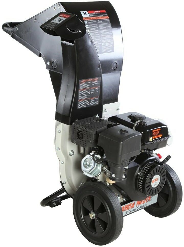 Chromium Chipper Shredder 11 HP 270cc 2-Way Self Feeder Discharge Chute