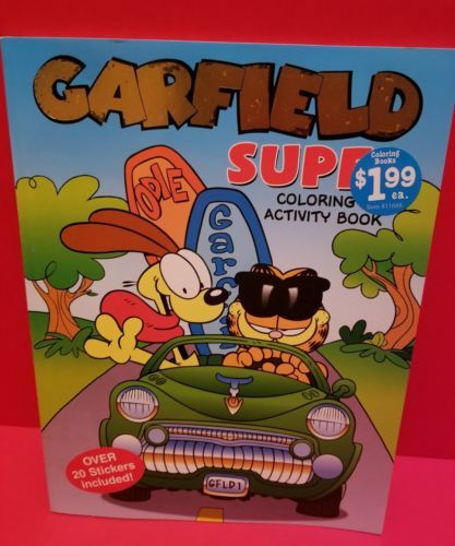 garfield activity book super coloring and 50 similar items