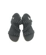 Ryka Sandals Q Contour Re-Zorb Womens 7.5M Black Grey Slip On Summer Shoes - $21.66