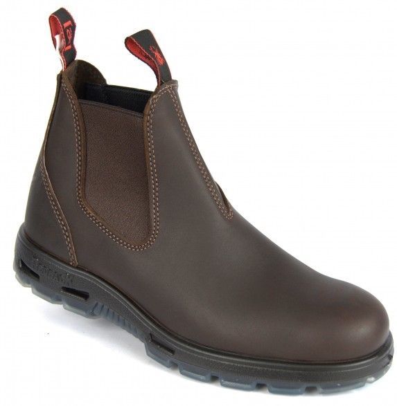 Redback Work Boots UNPU Great Barrier Water Resistant Nevada Puma Brown