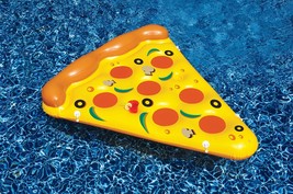Giant Inflatable Pizza Slice Outdoor Swimming Pool Float Raft Funny Wate... - £33.66 GBP