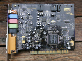 Creative Sound Blaster Live 5.1 Digital Internal PCI Sound Audio Card SB... - $19.31