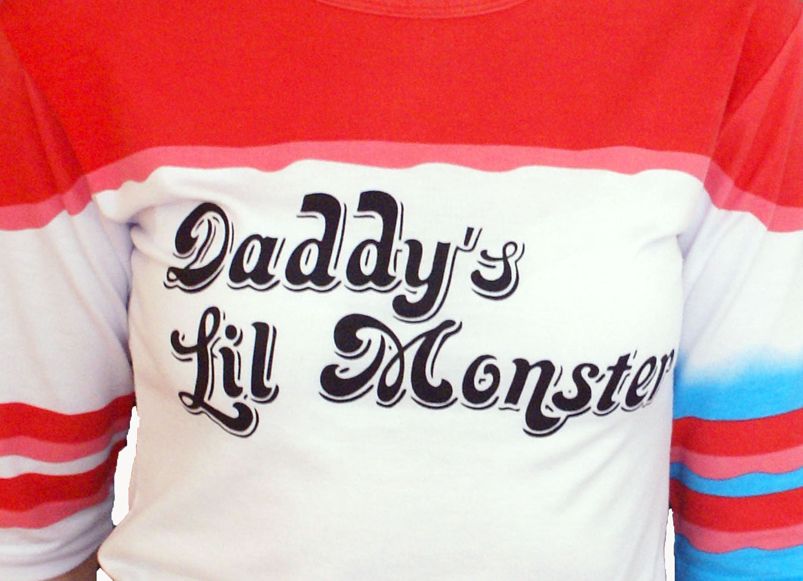 Suicide Harley T shirt Cosplay Quinn Daddys Little Monster top Daddy's...