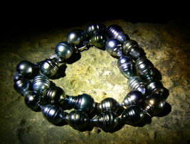 HEALING PRACTICE Let It Go Rare Tahitian South Sea Pearls izida haunted no Djinn - $550.00