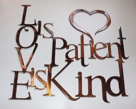 Love is Patient Love is Kind Metal Wall Art 13&quot; x 14&quot; - $37.03