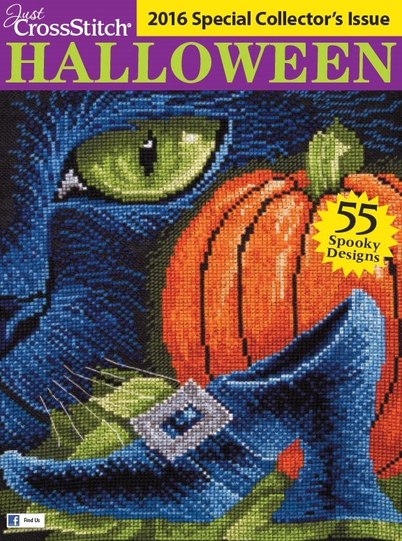 Just Cross Stitch 2016 Halloween Collectors Issue magazine Cross