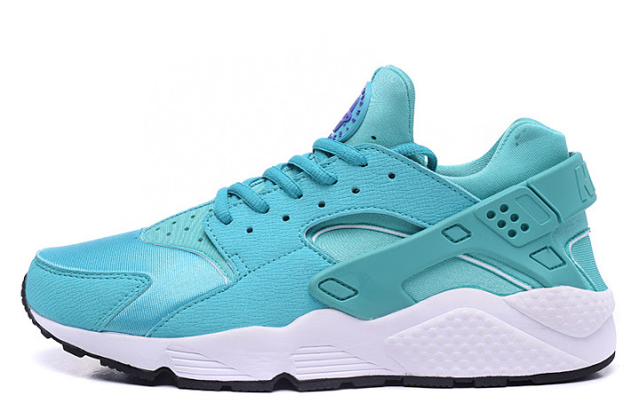 all blue huaraches mens