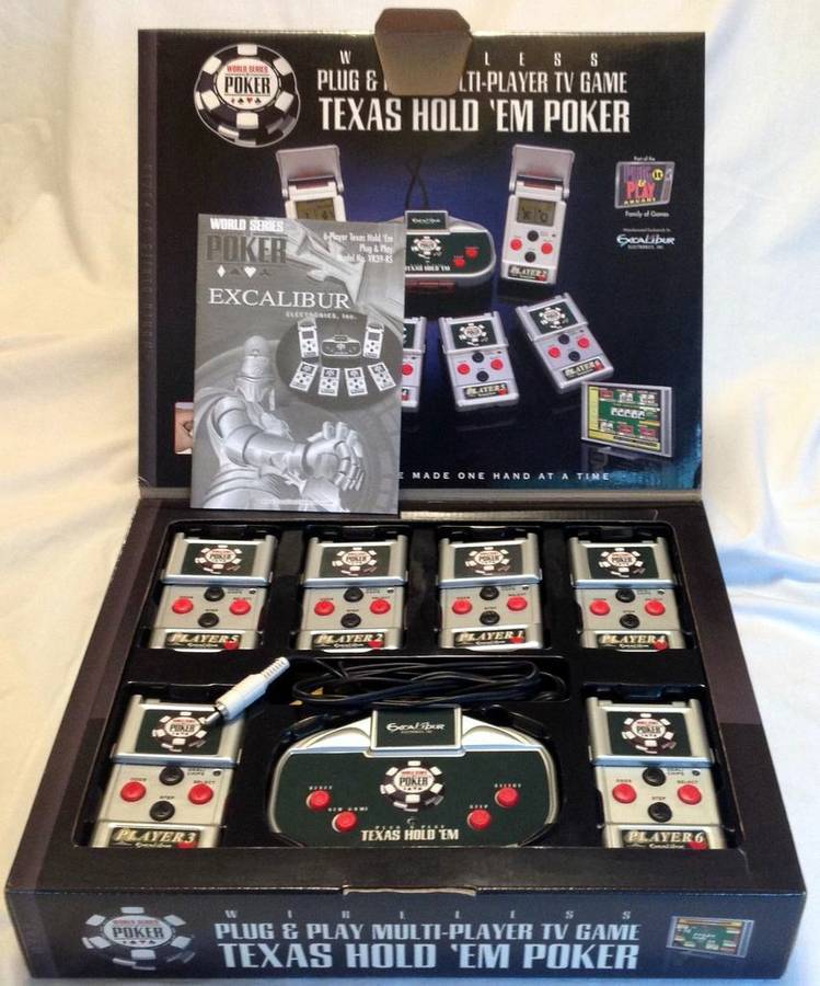 excalibur electronics world series of poker