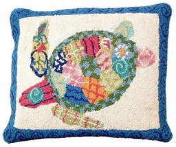 Patchwork Sea Turtle Decorative Pillow - $60.00