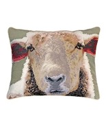 Sheep Face 16x20 Needlepoint Pillow - $140.00