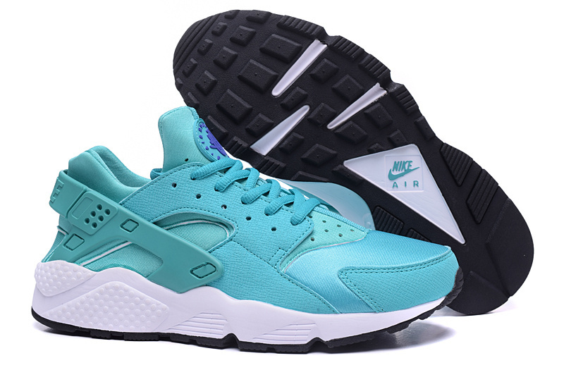 all blue huaraches mens