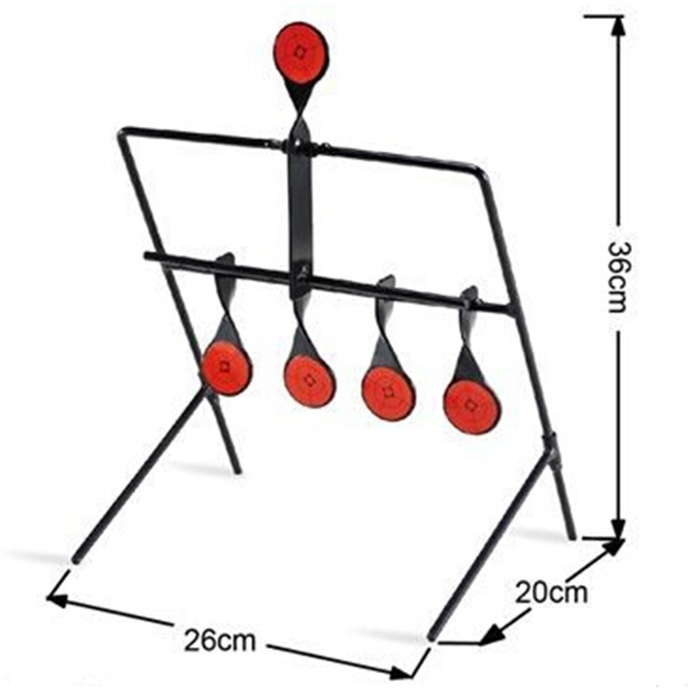 Spinning Target Metal Plinking Air Gun Rifle Slingshot Catapult