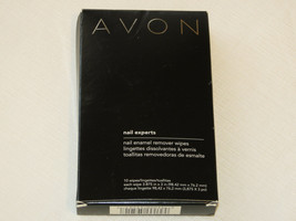 Avon Nail Experts Nail Enamel Remover wipes 10 wipes nail polish mani pedi - $10.46